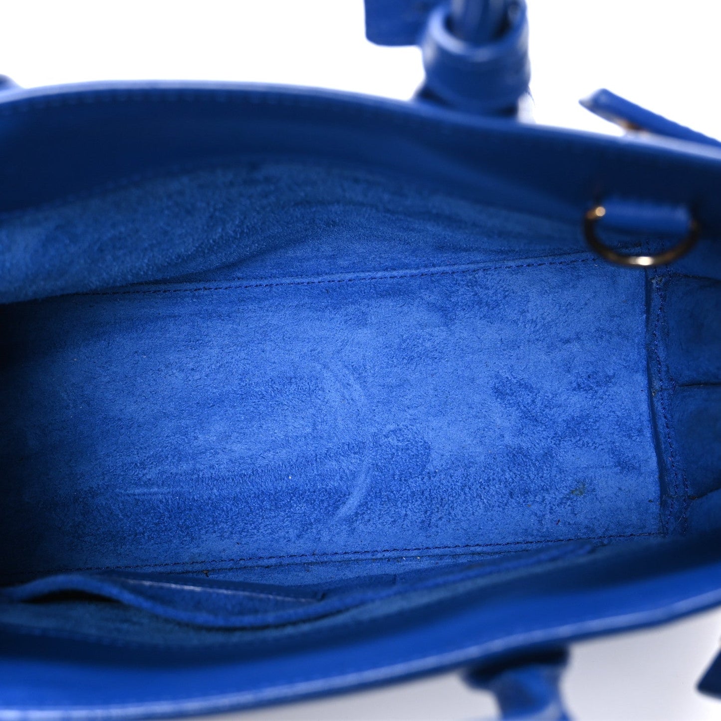 Calfskin Nano Sac De Jour Royal Blue