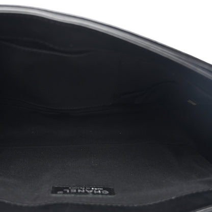 Patent Medium Boy Reverso Flap Black
