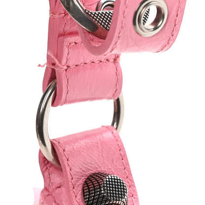 Agneau Arena Le Cagole Shoulder Bag XS Candy Pink
