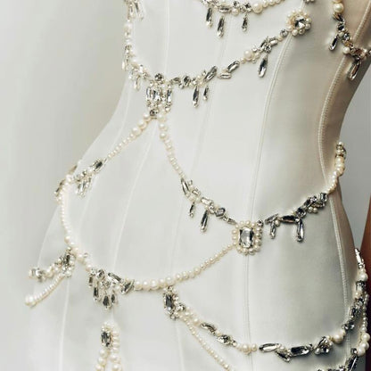 formaldressy-Black/white/green Fashion Satin Exquisite Beading Short Homecoming Dress Birthday Party Dress gh5388