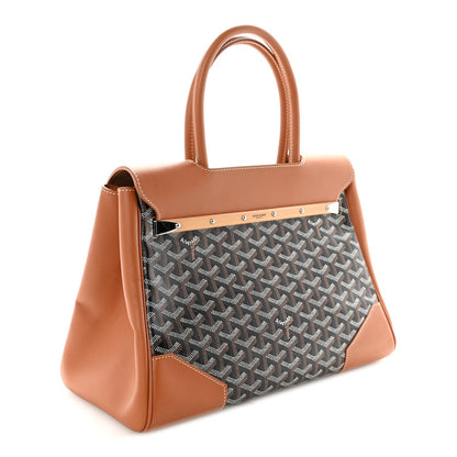 Goyardine Saigon Tote Black Gold
