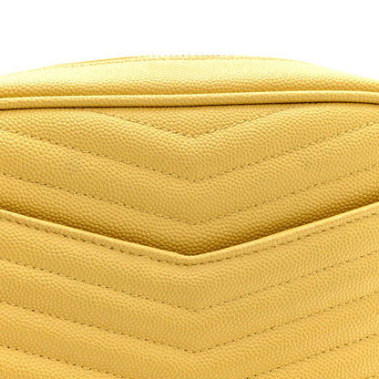 Grain De Poudre Matelasse Monogram Mini Lou Camera Bag Sunflower