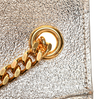 Metallic Calfskin Small Classic Monogram Kate Satchel Platine
