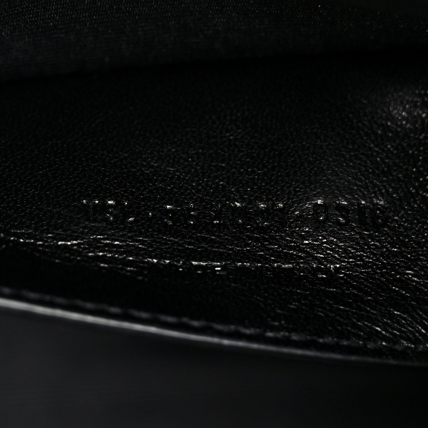 Grain De Poudre Medium Classic Monogram Kate Satchel Black