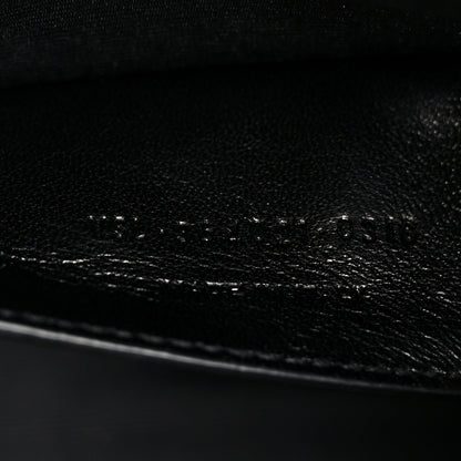 Grain De Poudre Medium Classic Monogram Kate Satchel Black