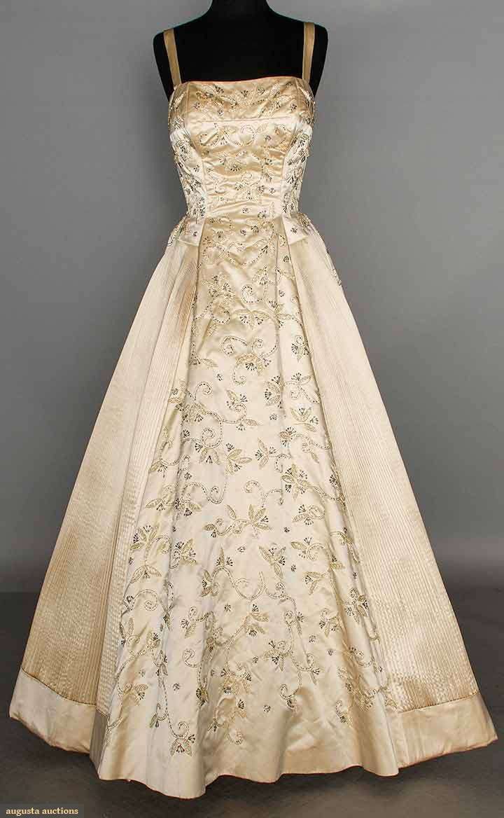 formaldressy--Exquisite Beaded Long Satin Prom Dress Ball Gown gh5555
