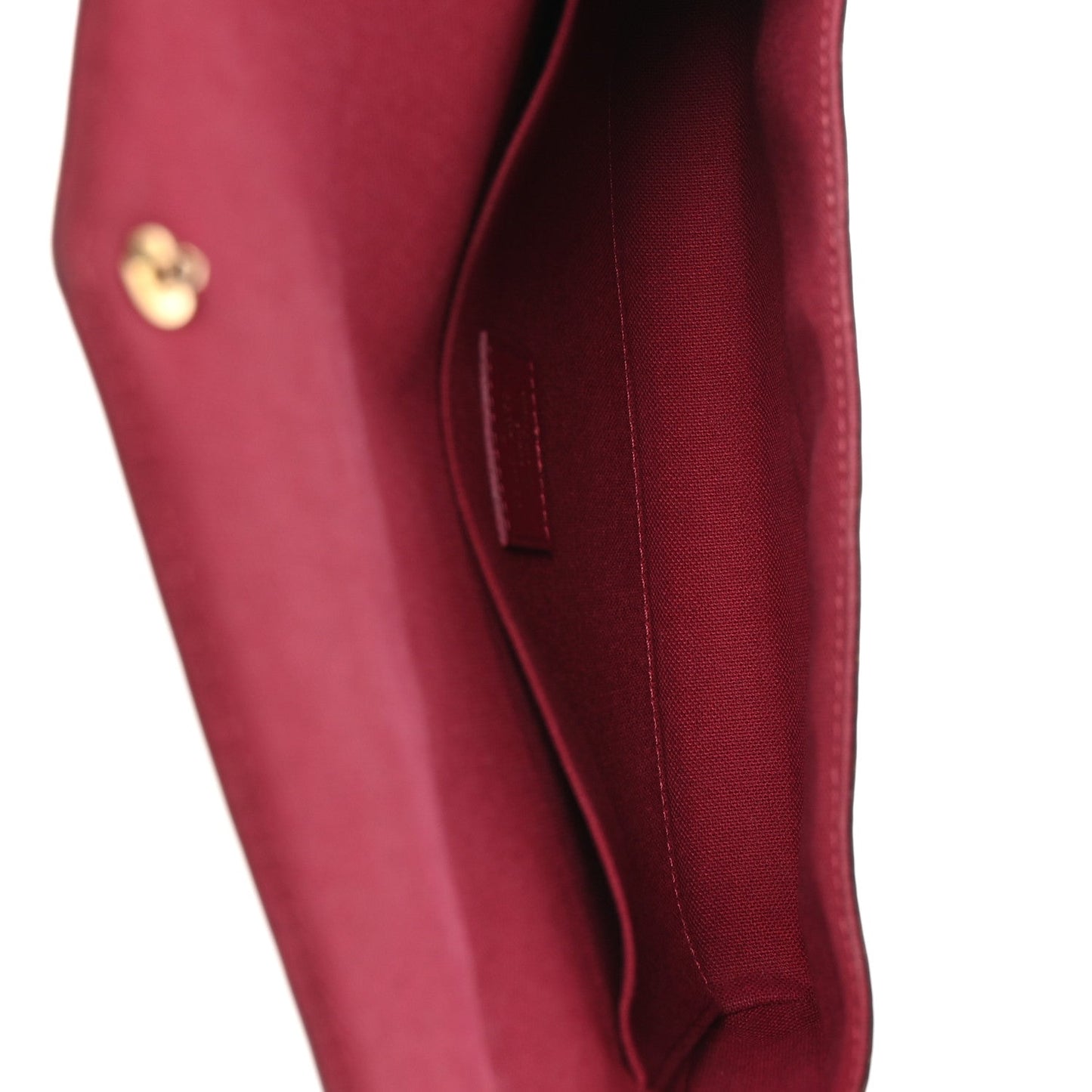 Monogram Pochette Felicie Chain Wallet Fuchsia