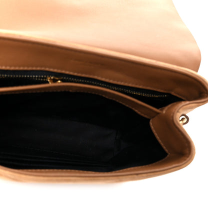 Suede Toy Loulou Shoulder Bag Cinnamon
