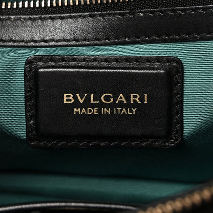 Calfskin Serpenti Forever Crossbody Bag Black