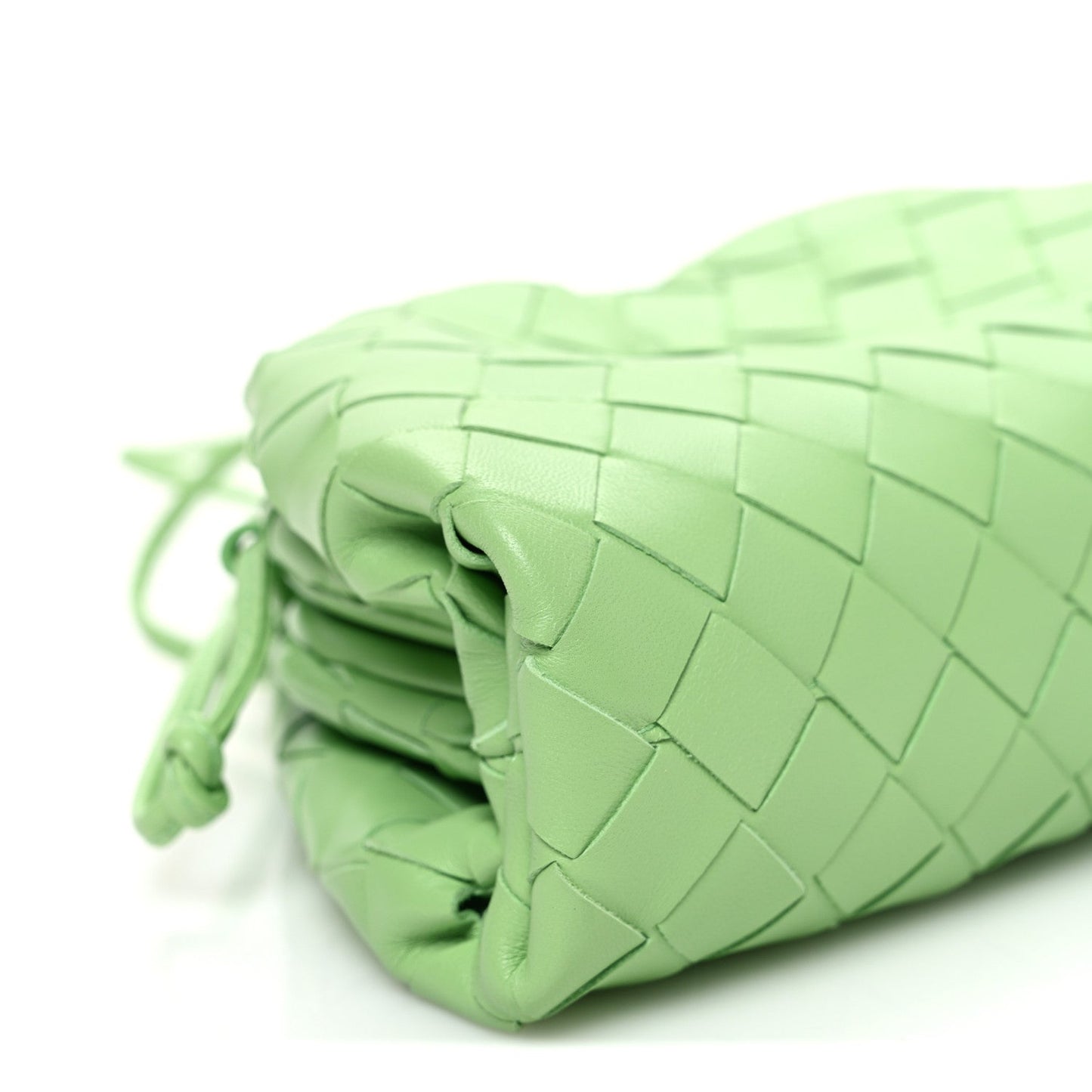Nappa Intrecciato The Mini Pouch Pistachio