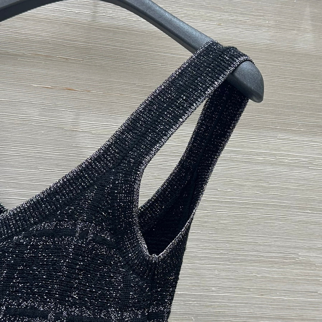 Gucci 2025 Camisole Black Wool Viscose