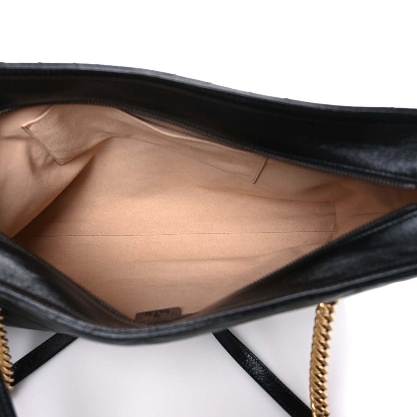 Vintage Calfskin Matelasse Medium GG Marmont Slim Tote Black