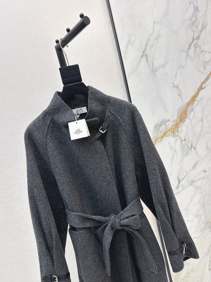 Hermes Vintage Jacket Gray in Wool