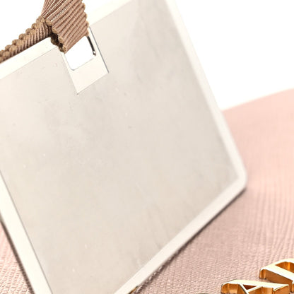 Saffiano Bandoliera Chain Crossbody Bag Cammeo