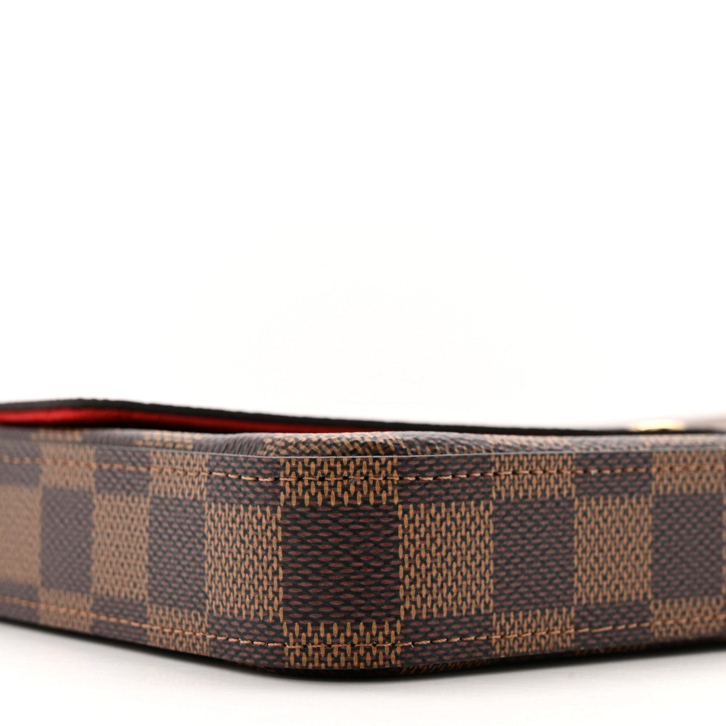 Damier Ebene Pochette Felicie Chain Wallet