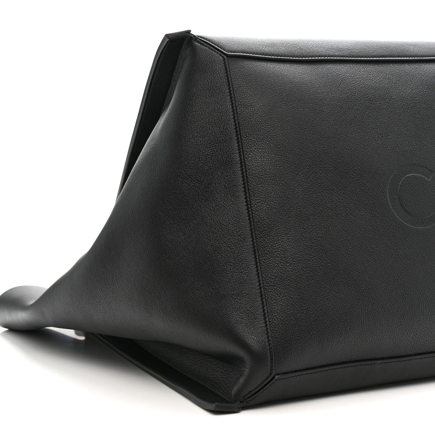 Supple Calfskin Medium Cube Black