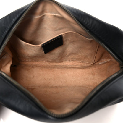 Calfskin Matelasse Small GG Marmont Chain Shoulder Bag Black