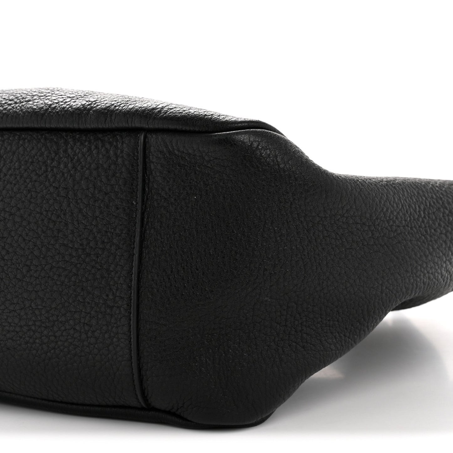 Grained Deerskin Bea Tote Black