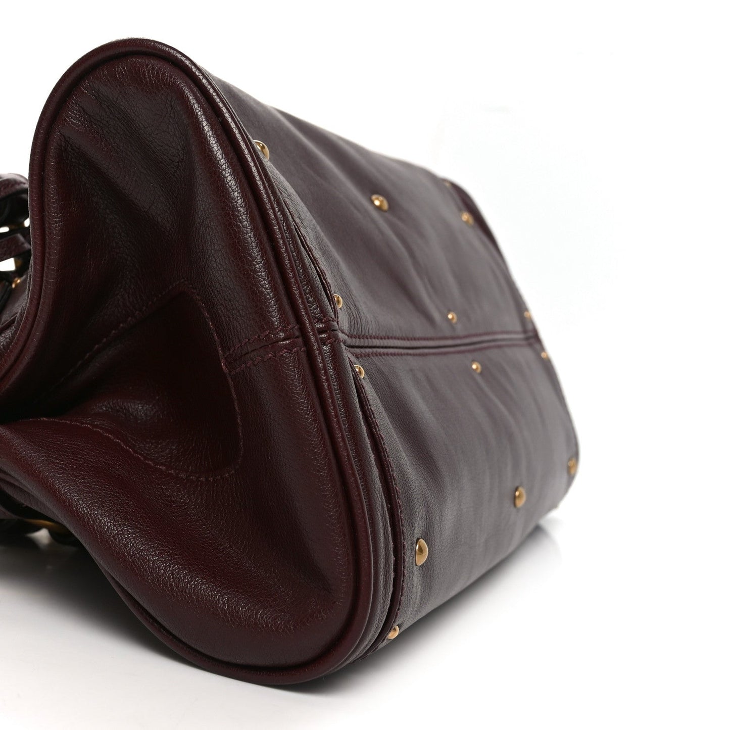 Grained Buffalo Paddington Grenat