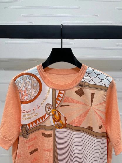 HERMES 25S SHORT-SLEEVE CREW-NECK T-SHIRT 290