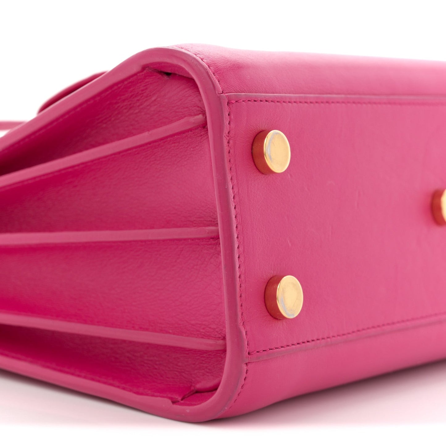 Calfskin Nano Sac De Jour Bubblegum