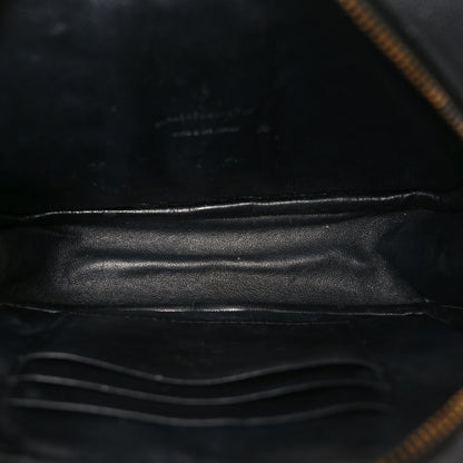 Grain De Poudre Matelasse Monochrome Monogram Mini Lou Camera Bag Black