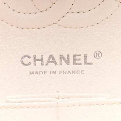 Caviar Quilted Small Double Flap White