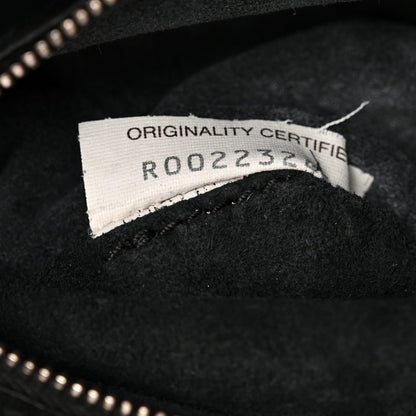 Calfskin Intrecciato Virgule Black
