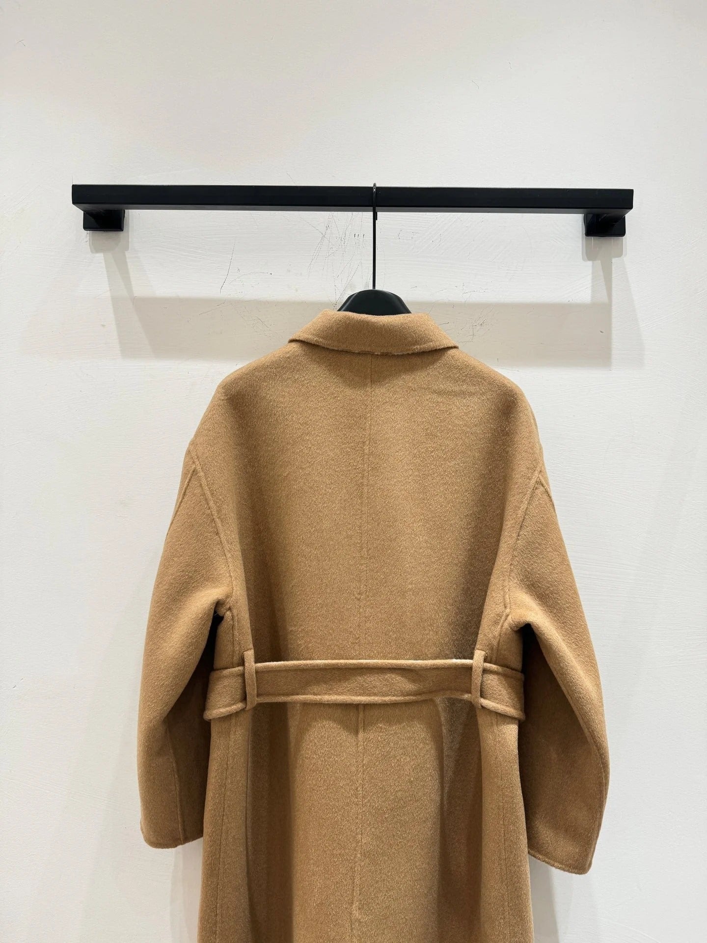 HERMES 25S LONG CASHMERE COAT 155