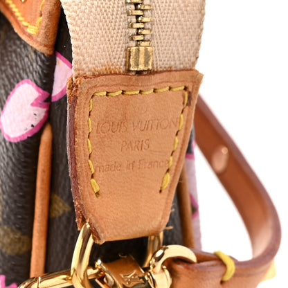 Monogram Cherry Blossom Pochette Accessories Brown