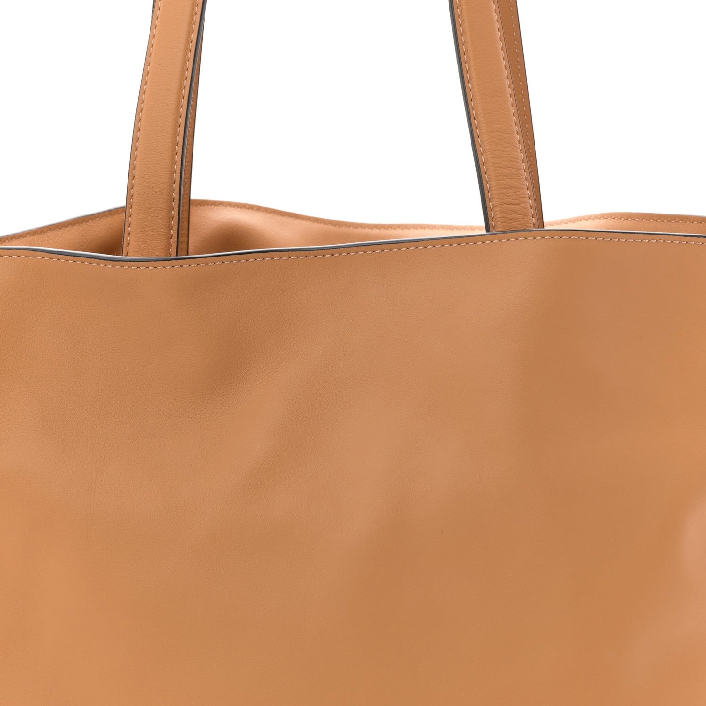 Calfskin Large Flamenco Knot Bag Warm Desert