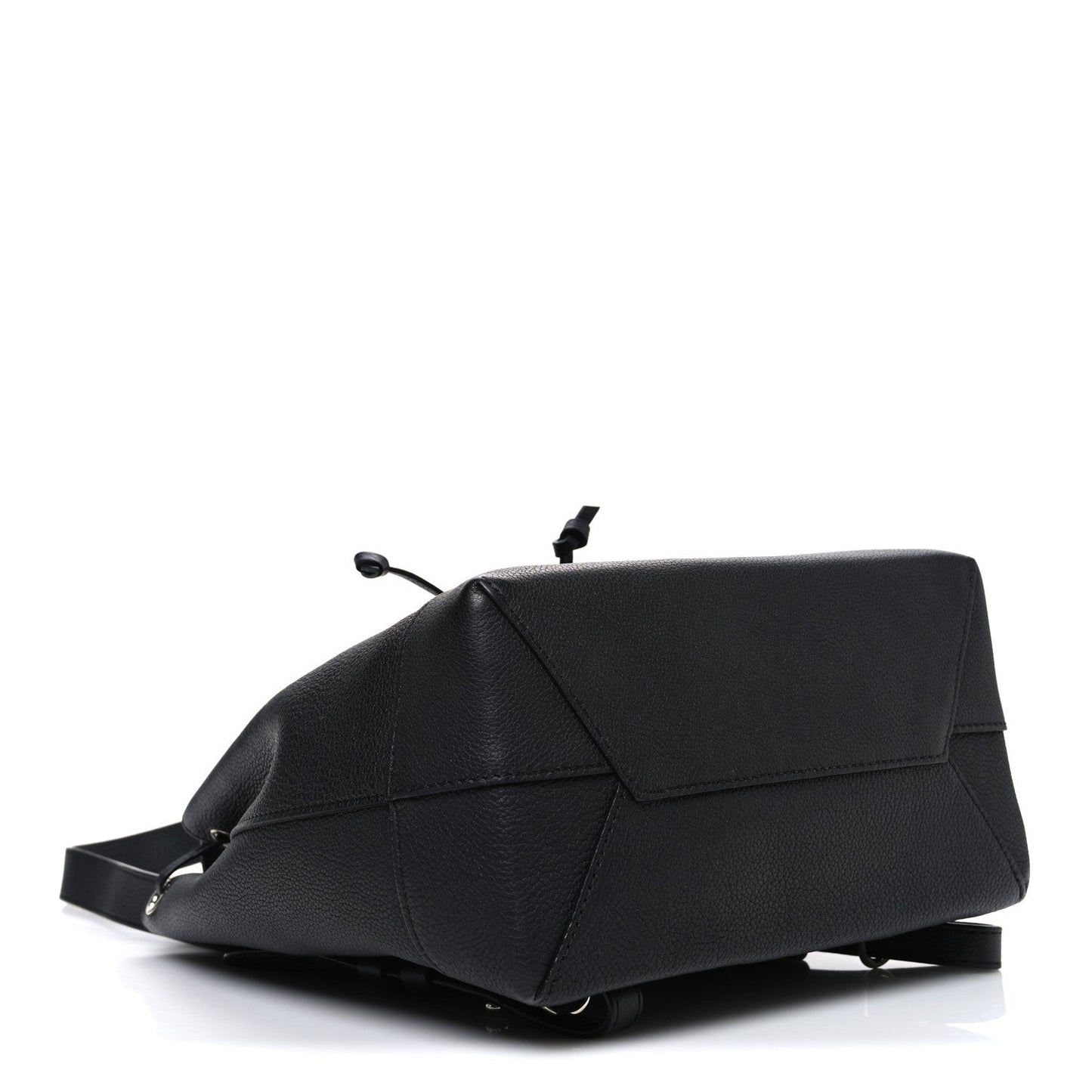 Calfskin Lockme Backpack Black
