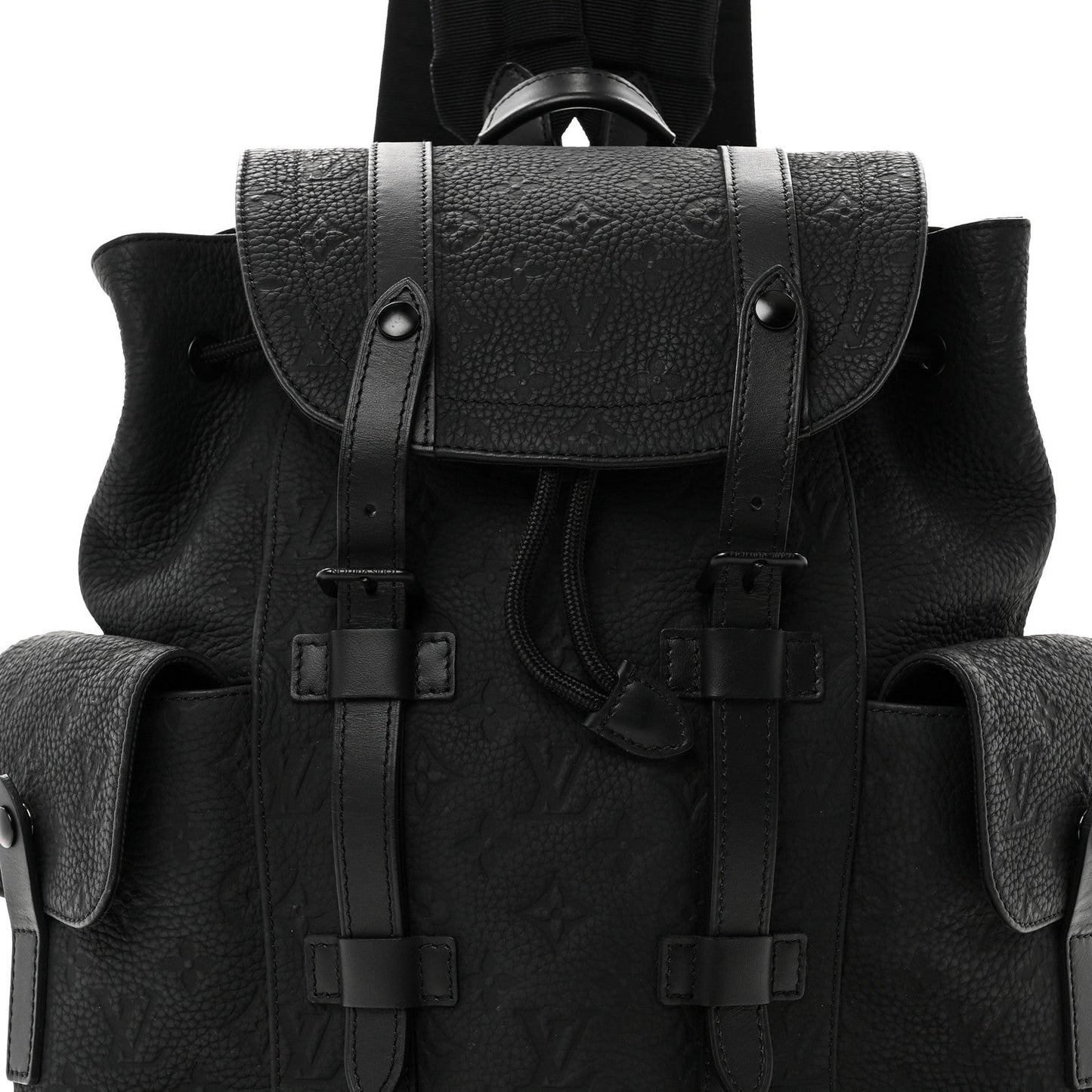 Taurillon Monogram Christopher PM Backpack Black