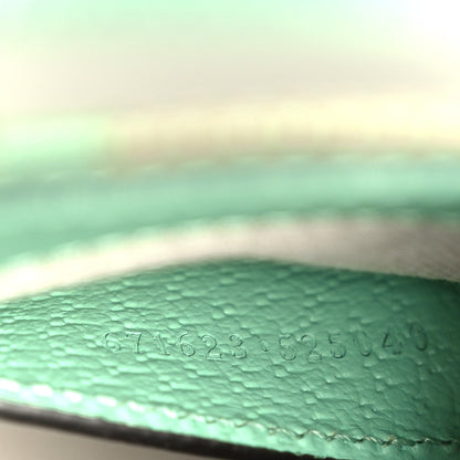 Monogram Jumbo GG Textured Dollar Calfskin Mini Tote Bag Pepperlight Mint