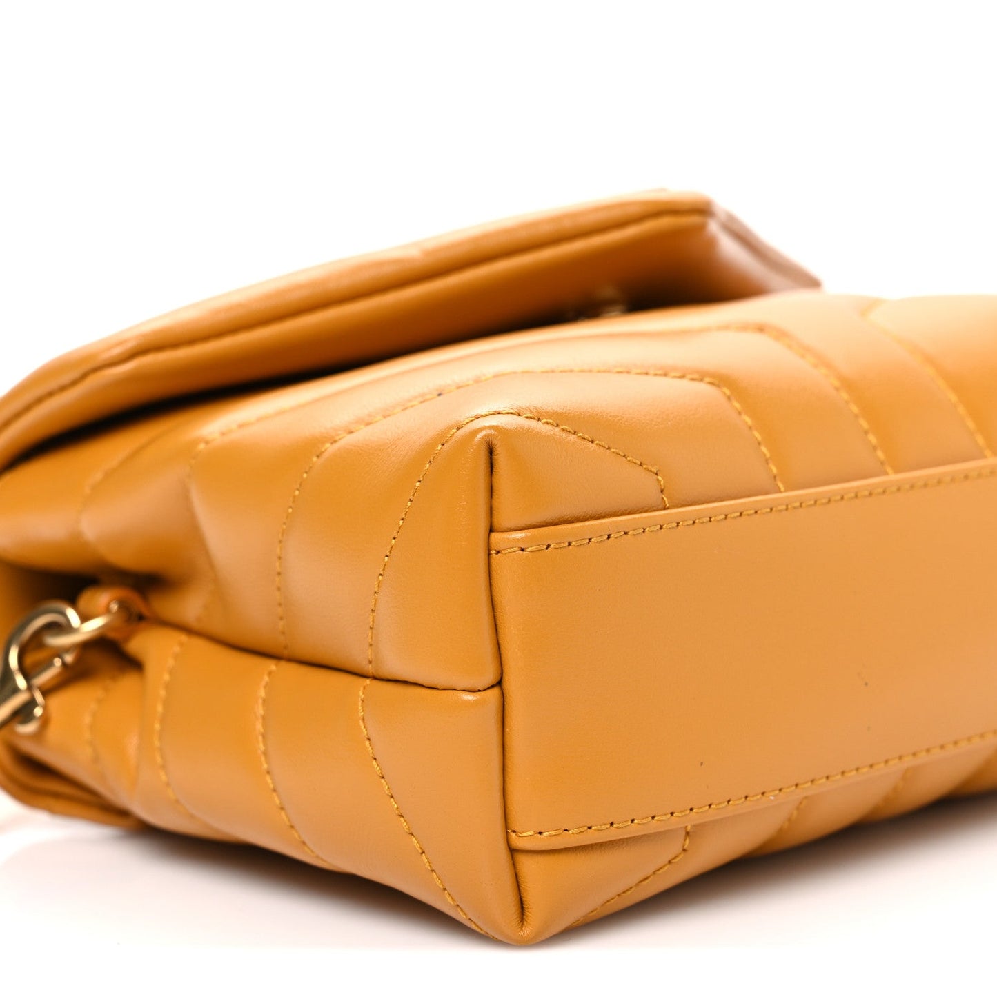 Calfskin Y Quilted Monogram Toy Loulou Crossbody Bag Cheddar