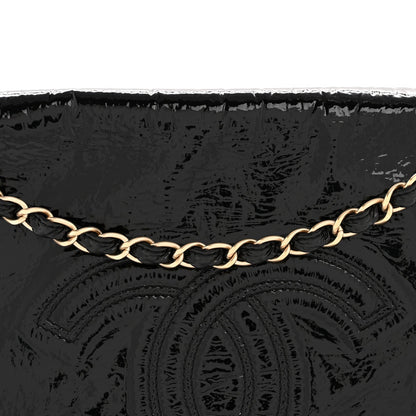 Vinyl Medium Rock and Chain Flap Black