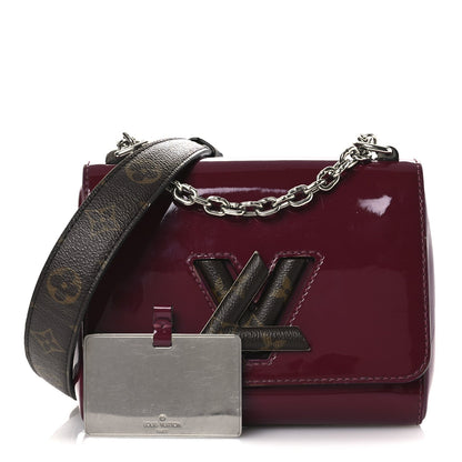 Patent Monogram Twist Shoulder Bag PM Magenta