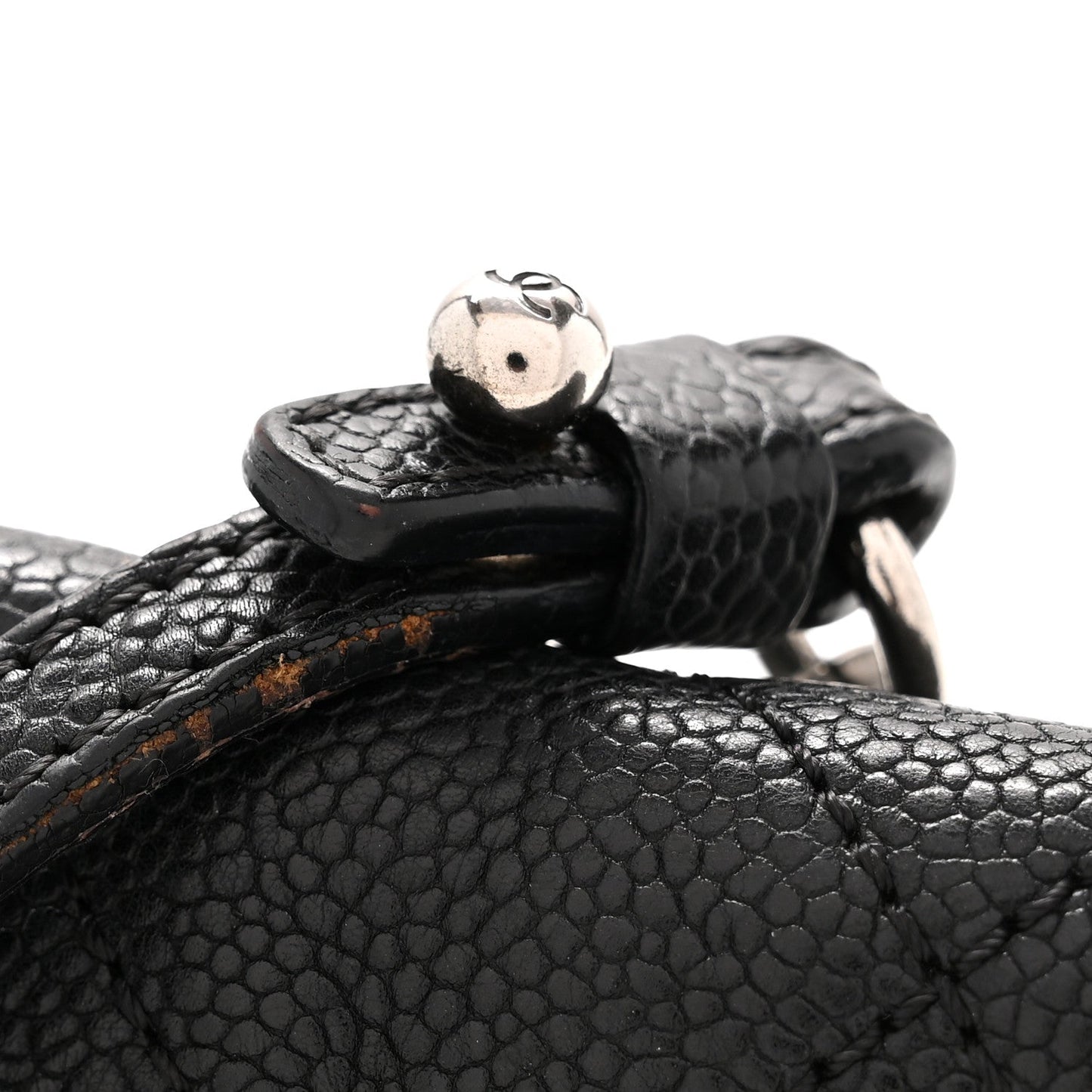 Caviar Quilted Medium Simply CC Flap Black