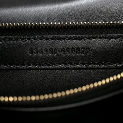 Suede Micro GG Calfskin B Medium Shoulder Bag  Arabella Black