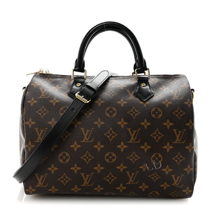 Monogram My World Tour Speedy Bandouliere 30 Black