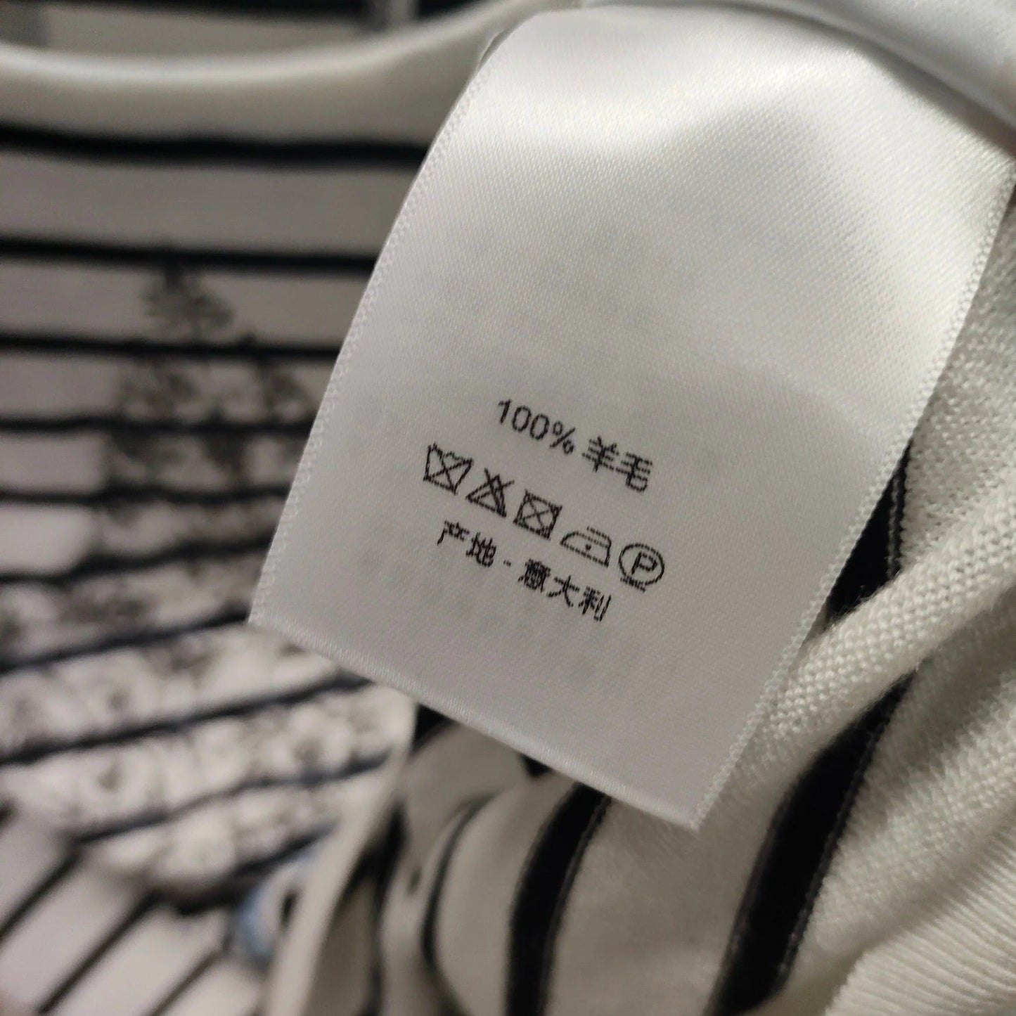DIOR 25S LONG-SLEEVED KNIT TOP STYLE 334