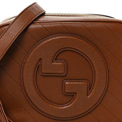 Sakai Be Green Calfskin Diagonal Stitched Small Blondie Shoulder Bag Cuir