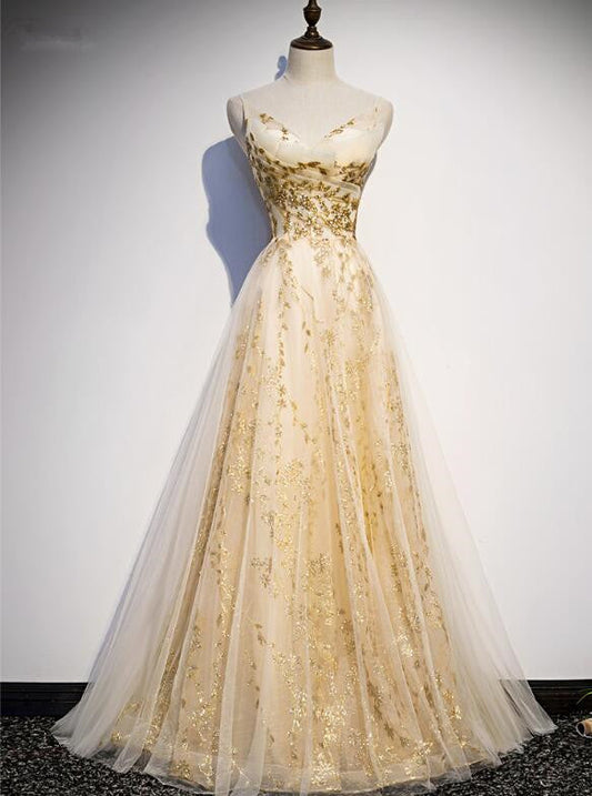 Beautiful Lace Long Prom Gowns, New Style Prom Dresses