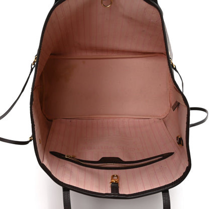 Damier Ebene Neo Neverfull MM Rose Ballerine
