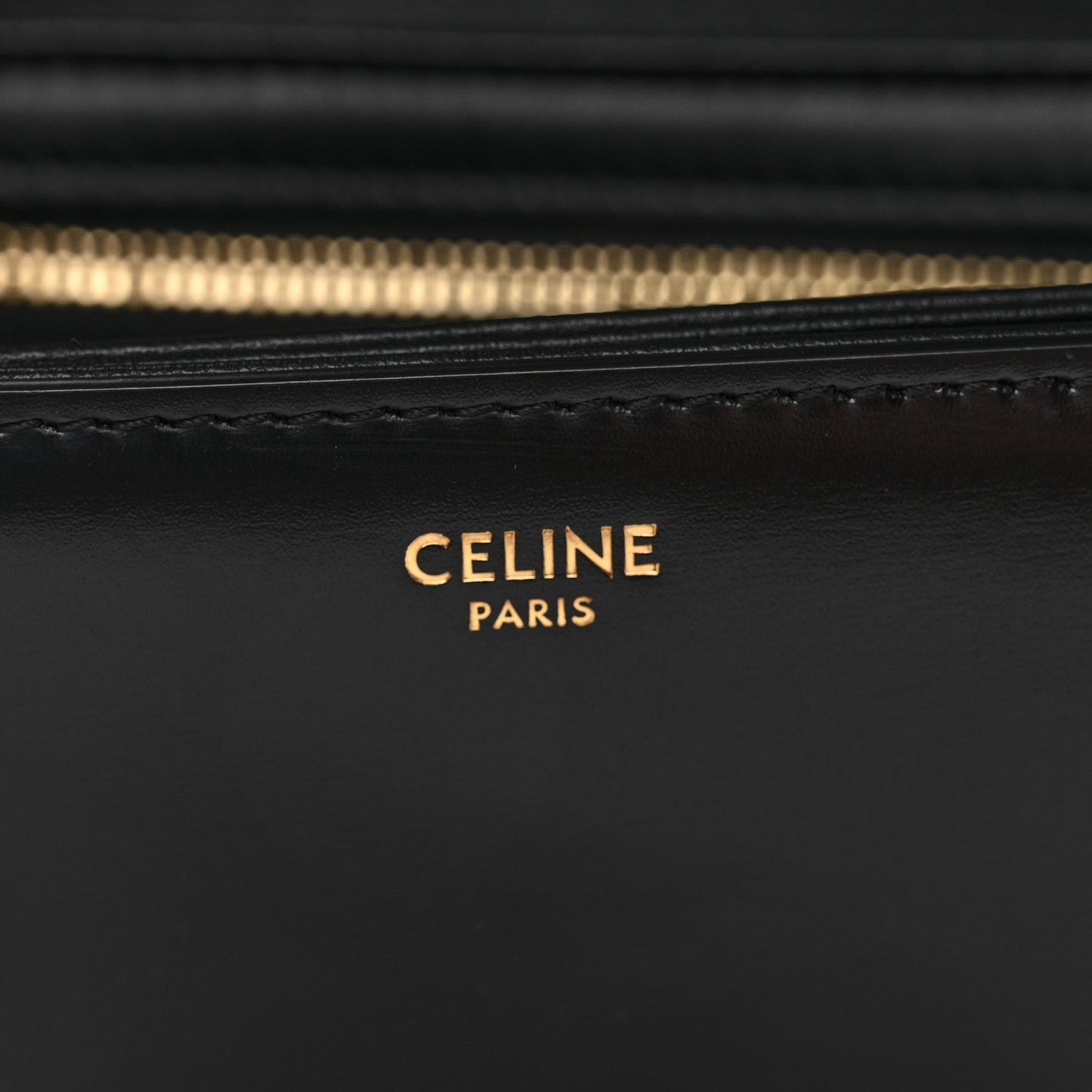 Shiny Calfskin Teen Triomphe Black
