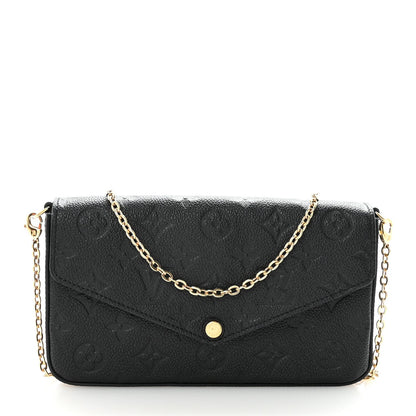 Empreinte Pochette Felicie Chain Wallet Black