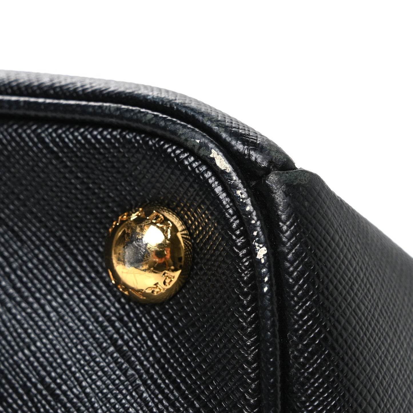 Saffiano Large Galleria Double Zip Tote Black