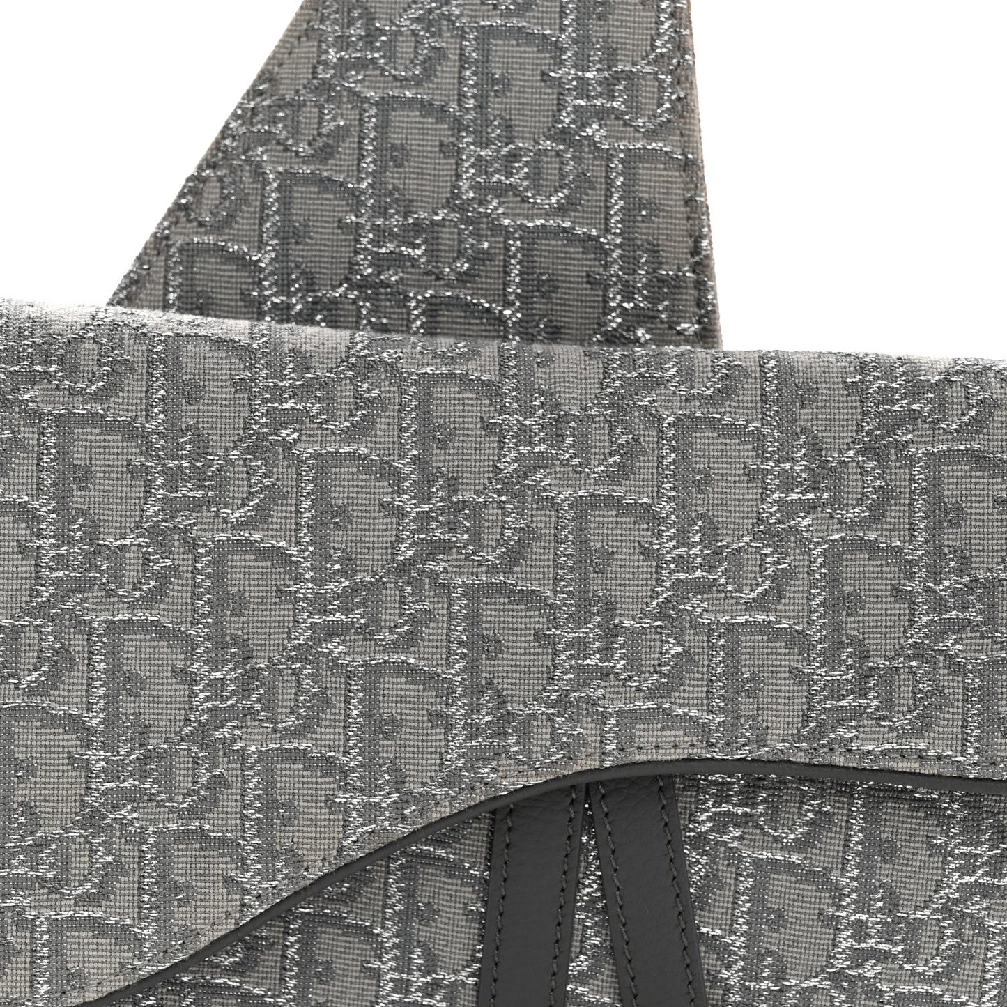 Oblique Mens Saddle Bag Grey