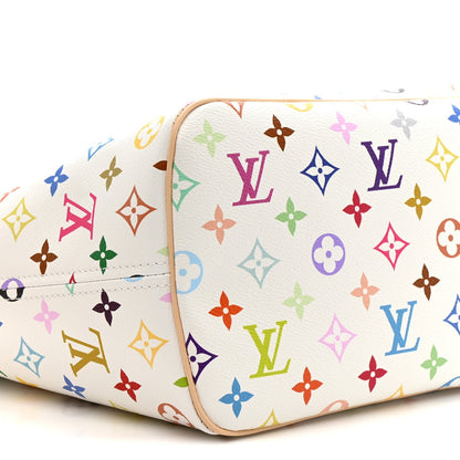LV X TM Monogram Multicolor Neverfull MM White