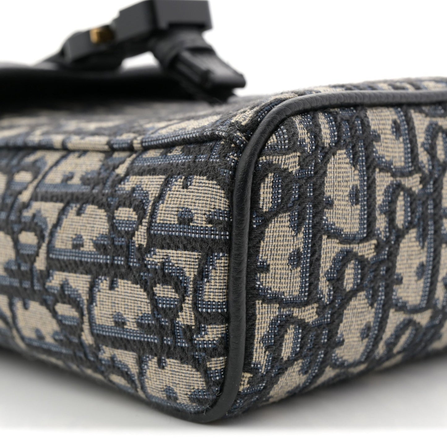 Oblique Vertical Mini Messenger Flap Blue